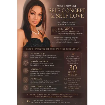 BESTSELLER Mistrzowski Self Concept & Self Love